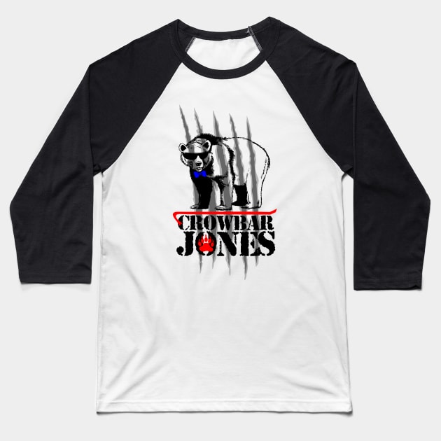 Crowbar Jones 3 Baseball T-Shirt by ikaszans